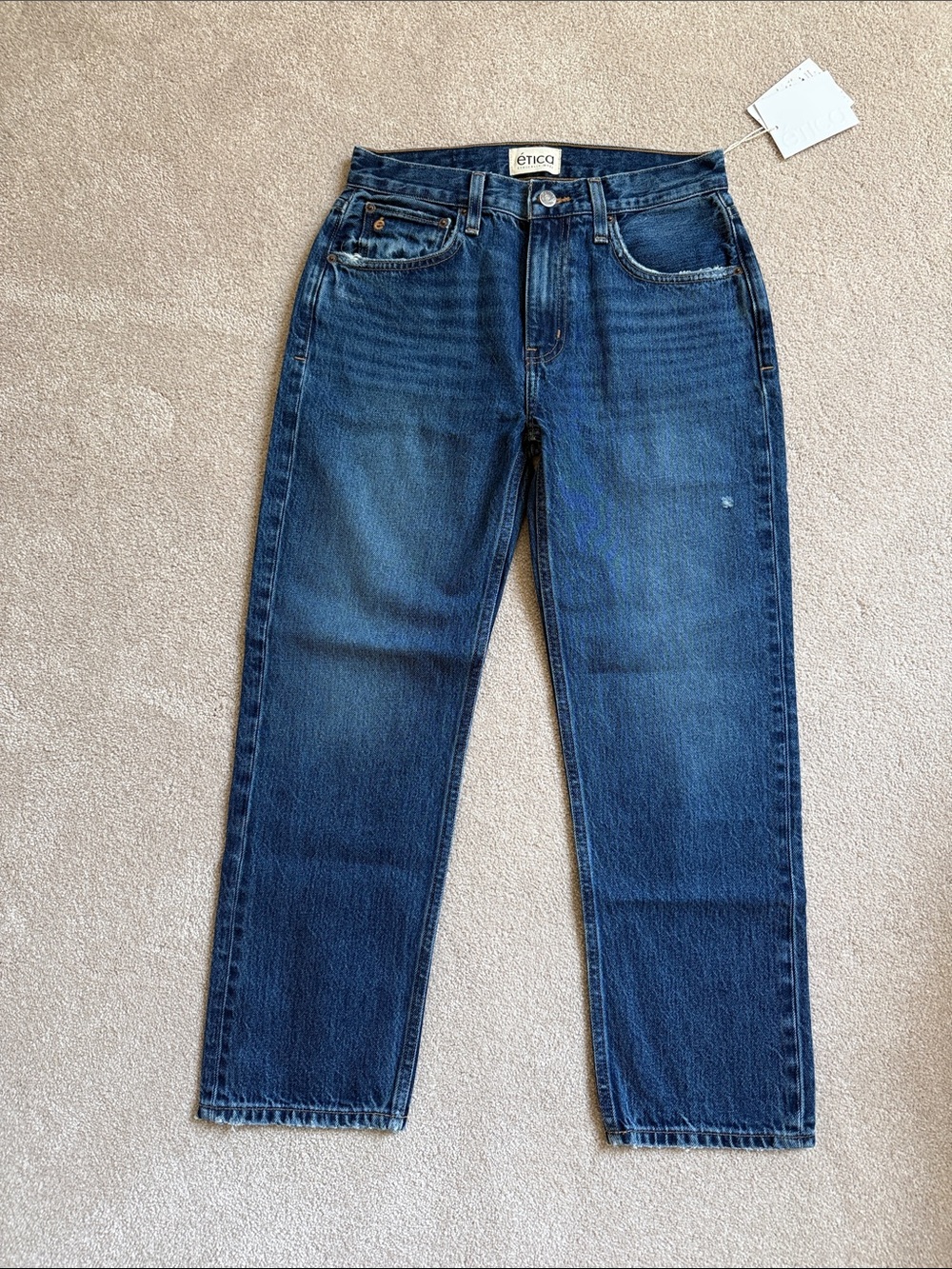 Etica Rhea Mid Rise Straight Jeans